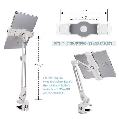 Tablet Table Mounting Arm Specification
